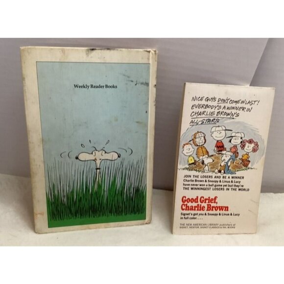 Vintage "Snoopy" & "Charlie Browns All-Stars" Books By Charles M. Schulz - Picture 2 of 6